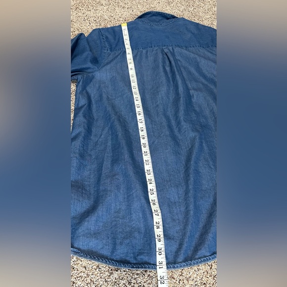 👚 Isaac Mizrahi Live! TRUE DENIM Button-Front Shirt (Size 22W, ) 👚 - Picture 8 of 12